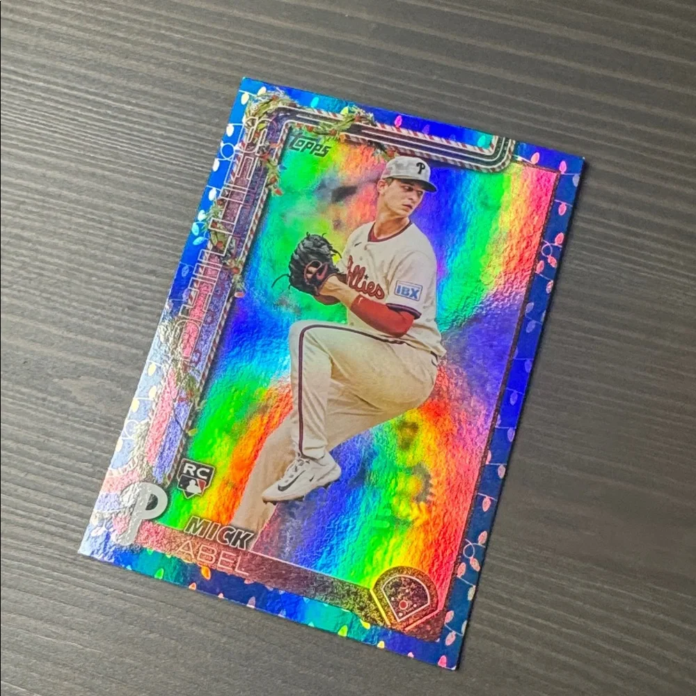 2025‎ Topps Holiday Mick Abel baseball card H111